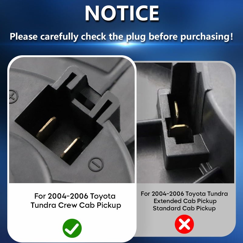 ILONPA HVAC Blower Motor Fan Assembly for 2001-2007 Toyota Sequoia, 2004-2006 Toyota Tundra 87103-0C022 700063 Air Conditioning Blower Motor with Fan Cage - Image 3